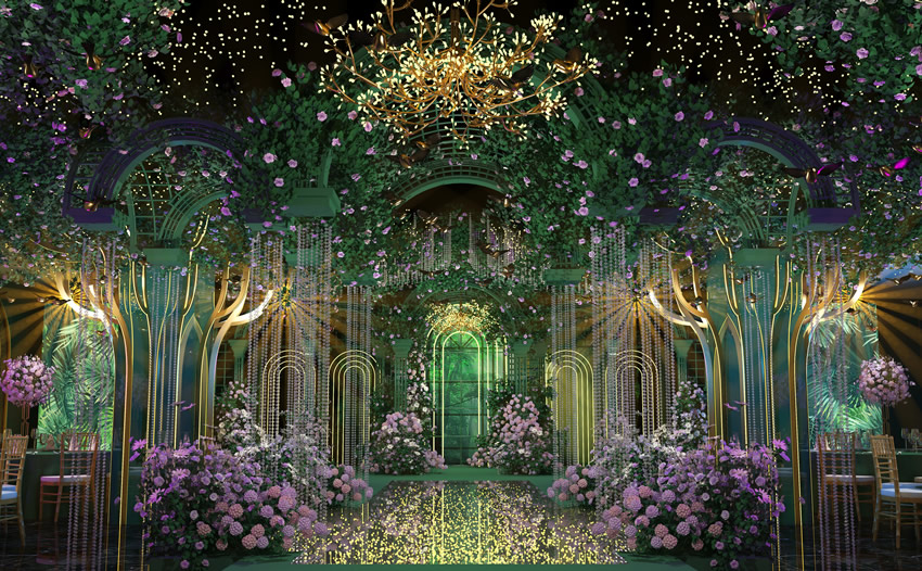 安宁奇妙森林婚礼堂效果展示